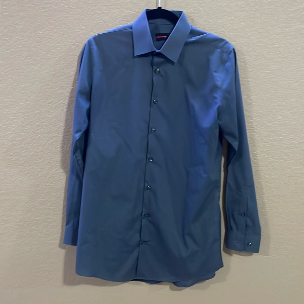 Grey JF slim fit dress shirt